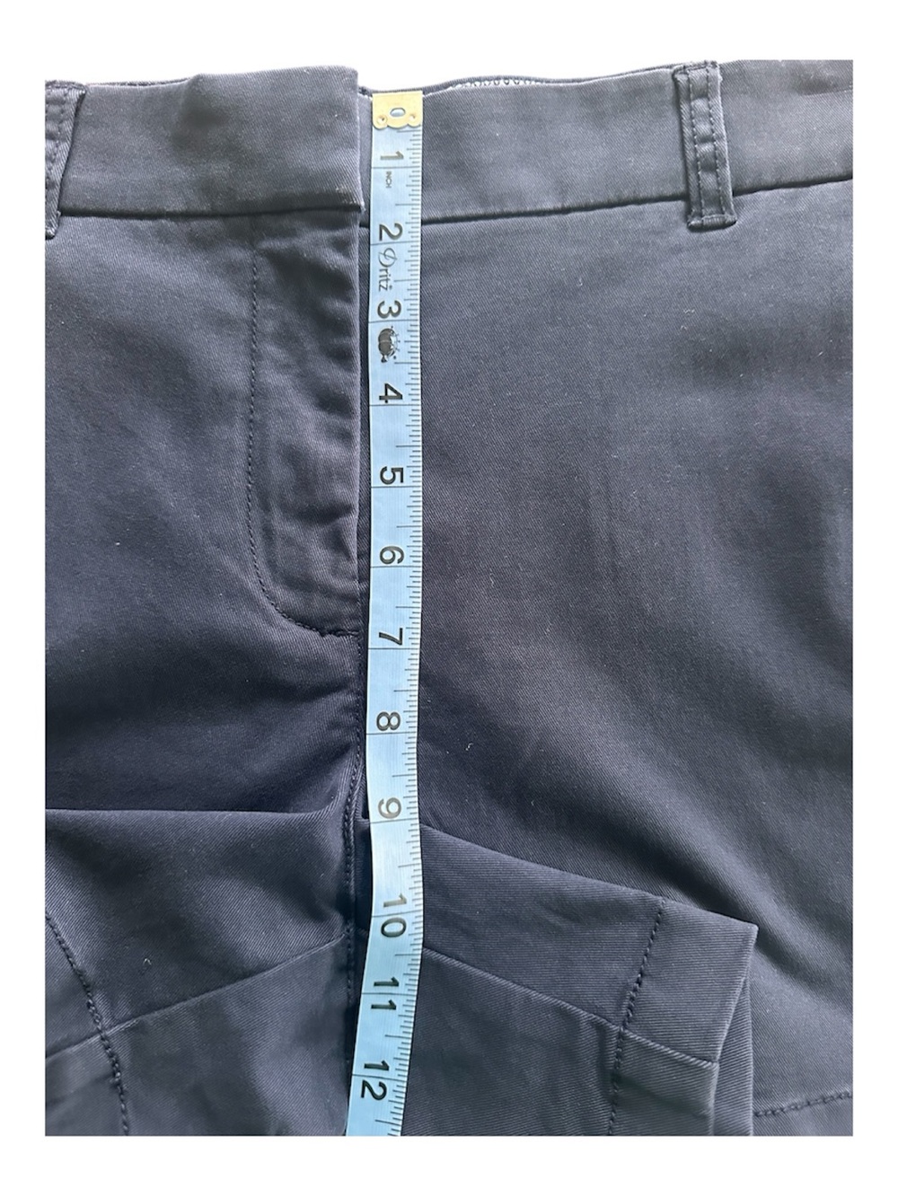 J.Crew 4" Chino Shorts – Navy Blue – Women's Size 8 - Picture 11 of 14